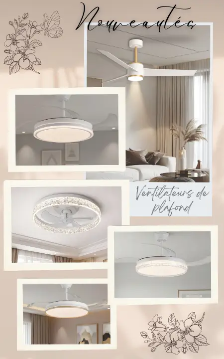 Ventilateurs de plafond